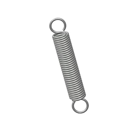 Extension Spring, O= .750, L= 4.50, W= .095